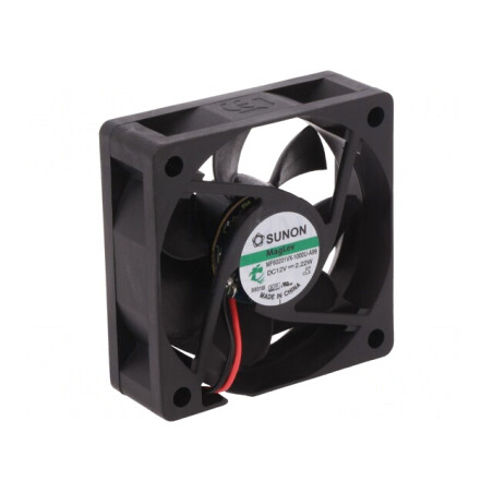 Ventilator Axial DC 12V 60x60x20mm 43.1m3/h 39dBA | Electronic-mag.ro | Componente Electronice