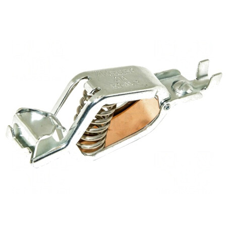 Bornă crocodil 50A 27mm cositorit | Electronic-mag.ro | Componente Electronice
