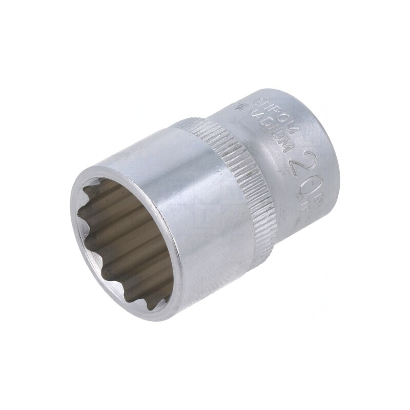 Tubulară 12-puncte 1/2" 20mm Oțel Crom-Vanadium | Electronic-mag.ro | Componente Electronice Tubulară 12-puncte 1/2" 20mm Oțel Crom-Vanadium | Electronic-mag.ro | Componente Electronice