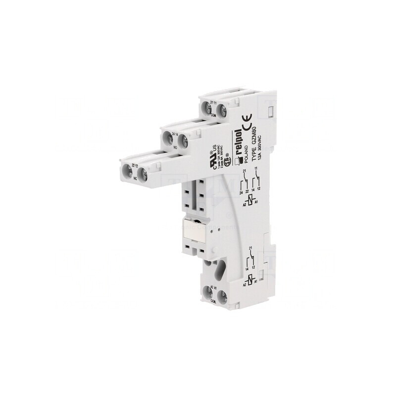 Stativ pentru Șină DIN 300VAC 8 12A | Electronic-mag.ro | Componente Electronice