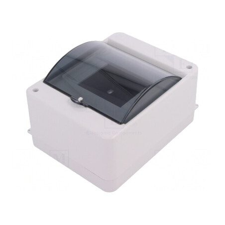Carcasă pentru Aparatură Modulară IP30 de Perete Albă ABS | Electronic-mag.ro | Componente Electronice