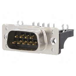 Soclu D-Sub 9-PIN 90° THT UNC 4-40 | Electronic-mag.ro | Componente Electronice