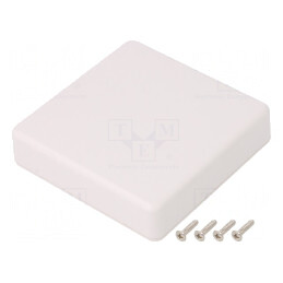Carcasă Universală ABS Albă 80x80x20mm IP40 | Electronic-mag.ro | Componente Electronice