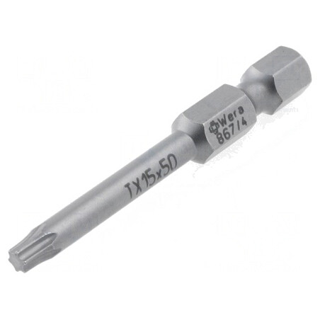 Capăt de Şurubelniţă Torx TX15 50mm | Electronic-mag.ro | Componente Electronice