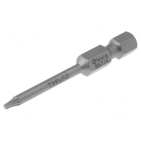 Bit Șurubelniță Torx TX06 50mm | Electronic-mag.ro | Componente Electronice