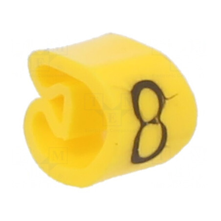 Markere Galbene pentru Marcaj PVC 2,5-5mm | Electronic-mag.ro | Componente Electronice
