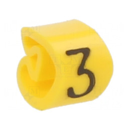 Markere Marcaj PVC Galben 2,5-5mm | Electronic-mag.ro | Componente Electronice
