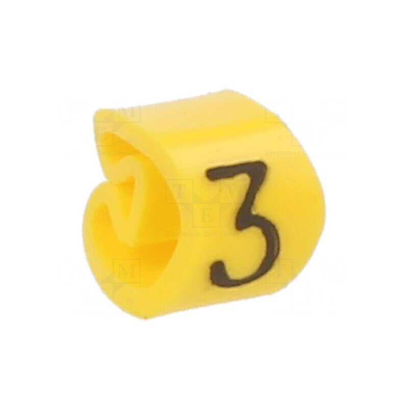 Markere Marcaj PVC Galben 2,5-5mm | Electronic-mag.ro | Componente Electronice