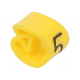 Markere Marcaj Galbene 2.5-5mm PVC | Electronic-mag.ro | Componente Electronice