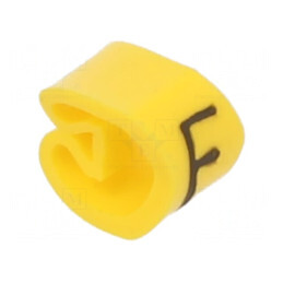 Marcator PVC Galben 2,5-5mm | Electronic-mag.ro | Componente Electronice