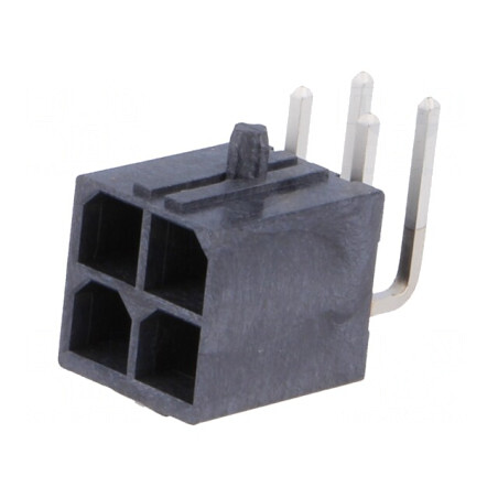 Conector Mega-Fit 4 pini 23A THT | Electronic-mag.ro | Componente Electronice