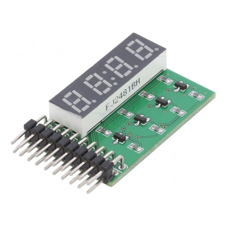 Afișaj LED cu 4 cifre pentru număr de car | Electronic-mag.ro | Componente Electronice