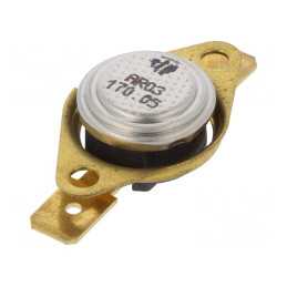 Termostat 170°C 16A 250VAC cu Terminali 6,3mm | Electronic-mag.ro | Componente Electronice