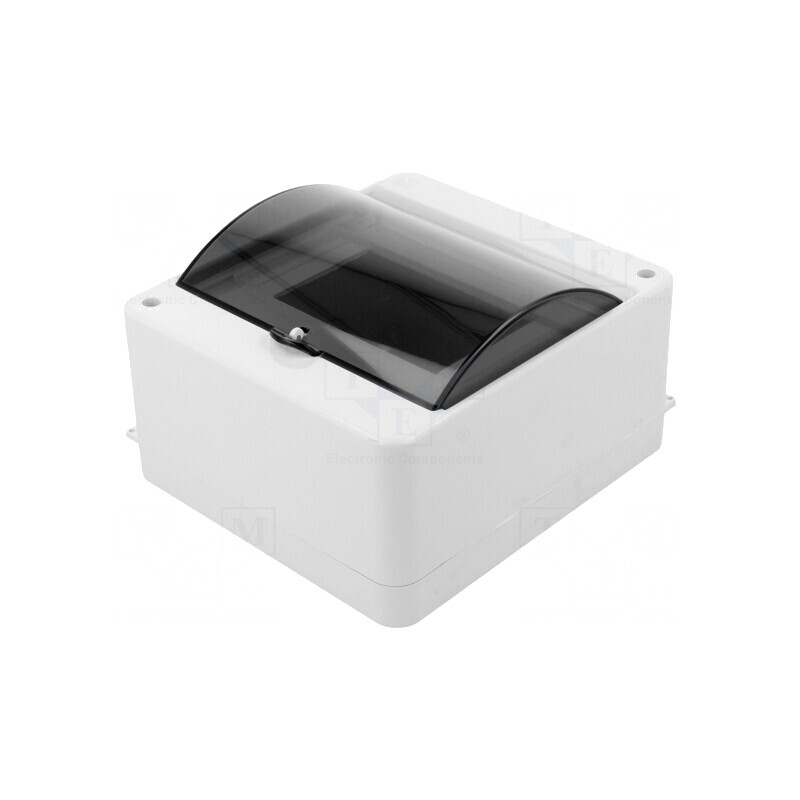 Carcasă pentru aparatură modulară IP30 perete alb ABS | Electronic-mag.ro | Componente Electronice