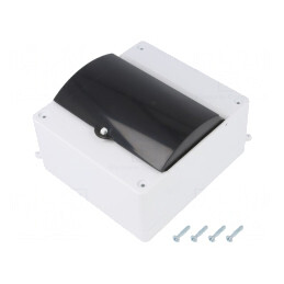 Carcasă modulară albă IP20 6 module 400V | Electronic-mag.ro | Componente Electronice