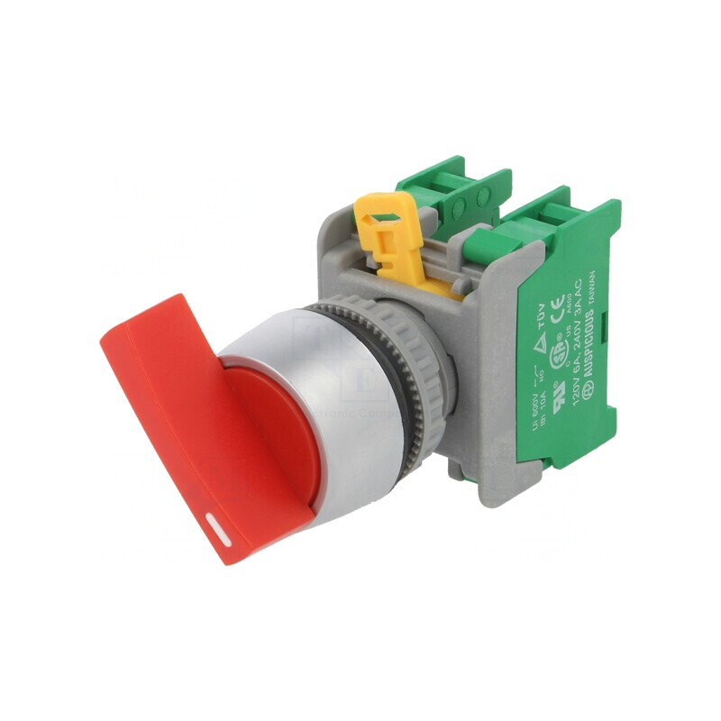 Comutator Rotativ 22mm Roșu 3A 230VAC | Electronic-mag.ro | Componente Electronice Comutator Rotativ 22mm Roșu 3A 230VAC | Electronic-mag.ro | Componente Electronice