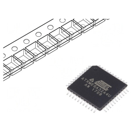 Microcontroler AVR TQFP44 ATXMEGA | Electronic-mag.ro | Componente Electronice