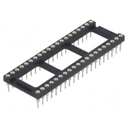 Soclu: circuite integrate; DIP40; Raster: 2,54mm; de precizie; THT