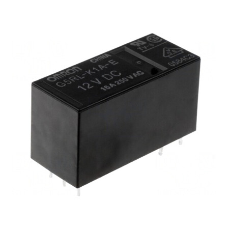 Releu Electromagnetic SPST 12VDC 16A | Electronic-mag.ro | Componente Electronice