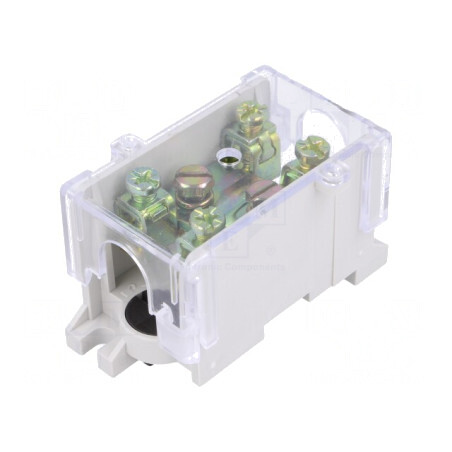 Regletă de conexiuni terminal cu şurub 25mm2 101A 1 pistă | Electronic-mag.ro | Componente Electronice