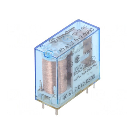 Releu Electromagnetic SPST-NO 12V 16A 250V | Electronic-mag.ro | Componente Electronice