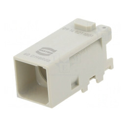 Conector Modular Han-Modular Domino 1 Pin 1 Module | Electronic-mag.ro | Componente Electronice
