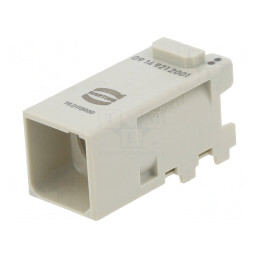 Conector HDC Han-Modular Domino 1PIN 1Modul | Electronic-mag.ro | Componente Electronice