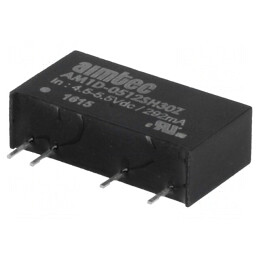 Convertor DC/DC 1W 5V la 12V 83mA SIP7 | Electronic-mag.ro | Componente Electronice