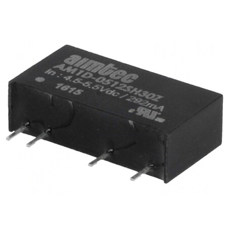 Convertor DC/DC 1W 5V la 12V 83mA SIP7 | Electronic-mag.ro | Componente Electronice