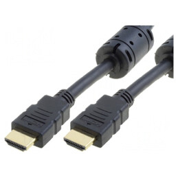 Cablu HDMI 1.4 Negru 3m | Electronic-mag.ro | Componente Electronice