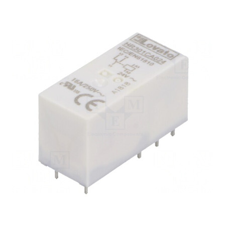 Releu electromagnetic SPDT 24VAC 16A | Electronic-mag.ro | Componente Electronice