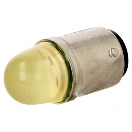 Lampă LED galbenă BA15D 24V | Electronic-mag.ro | Componente Electronice