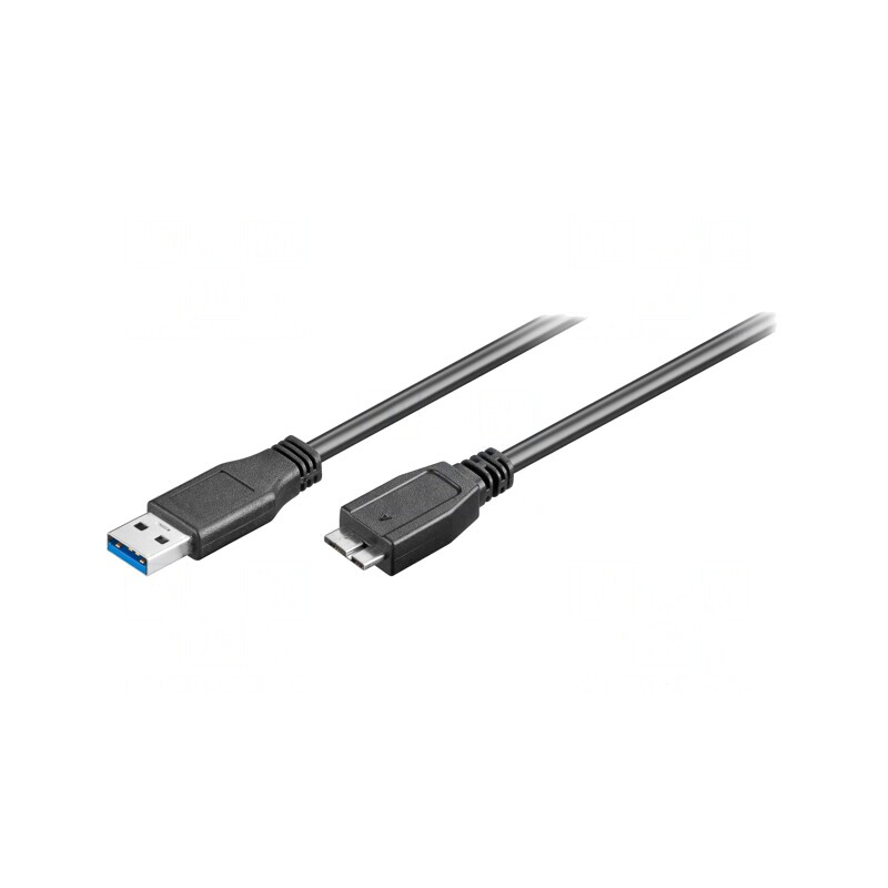 Cablu USB 3.0 A la Micro B 0,5m Negru 5Gbps | Electronic-mag.ro | Componente Electronice Cablu USB 3.0 A la Micro B 0,5m Negru 5Gbps | Electronic-mag.ro | Componente Electronice