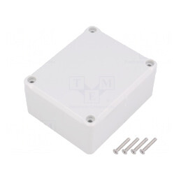 Carcasă Universală cu Bucșă din Alamă 74x89x41 mm | Electronic-mag.ro | Componente Electronice