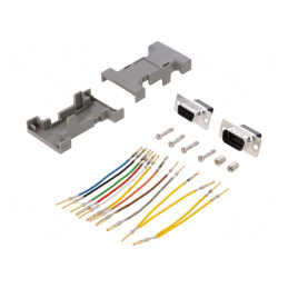 Adaptor D-Sub 9 Pin Tată-Mamă | Electronic-mag.ro | Componente Electronice
