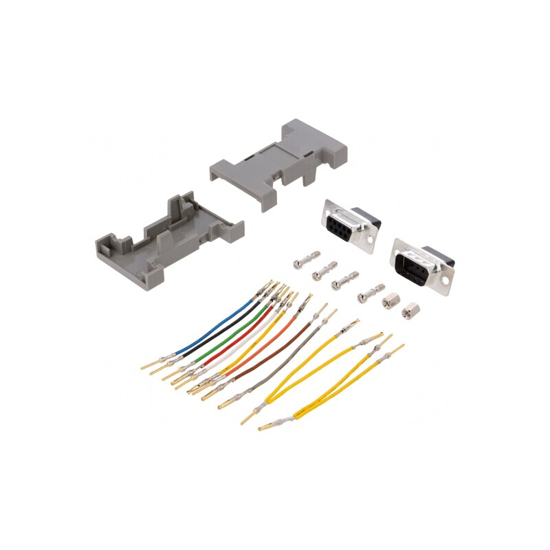 Adaptor D-Sub 9 Pin Tată-Mamă | Electronic-mag.ro | Componente Electronice