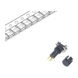 Conector M8 Tată 3 PIN pentru PCB 3A 60V | Electronic-mag.ro | Componente Electronice