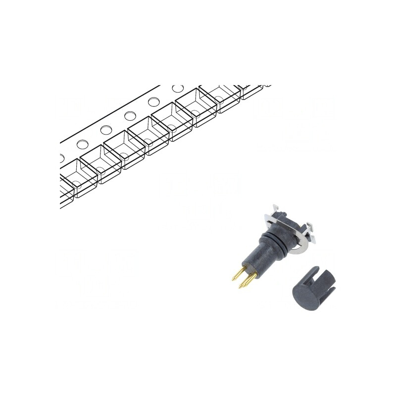 Conector M8 Tată 3 PIN pentru PCB 3A 60V | Electronic-mag.ro | Componente Electronice