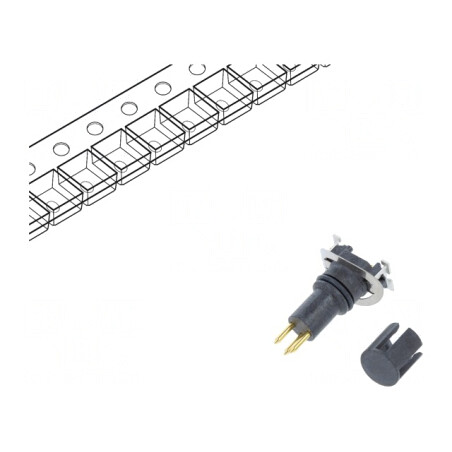 Conector M8 Tată 3 PIN pentru PCB 3A 60V | Electronic-mag.ro | Componente Electronice
