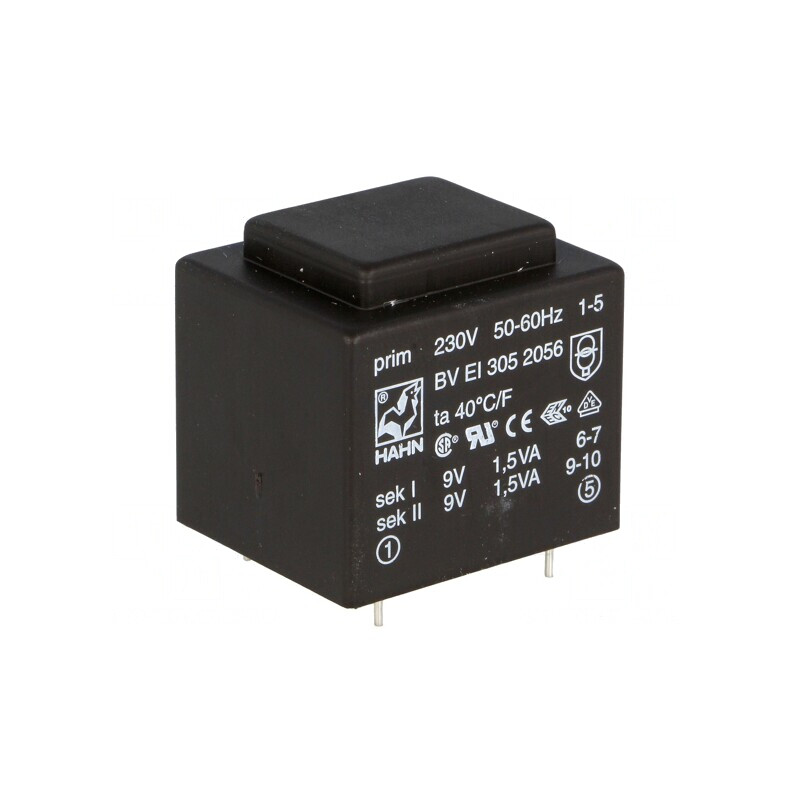 Transformator încapsulat 3VA 230V 9V PCB | Electronic-mag.ro | Componente Electronice Transformator încapsulat 3VA 230V 9V PCB | Electronic-mag.ro | Componente Electronice