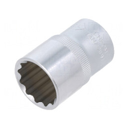 Tubulară 12-puncte oţel crom-vanadium 19mm 1/2" | Electronic-mag.ro | Componente Electronice