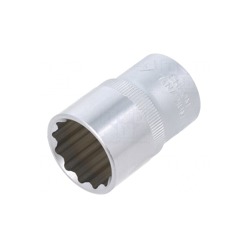 Tubulară 12-puncte oţel crom-vanadium 19mm 1/2" | Electronic-mag.ro | Componente Electronice
