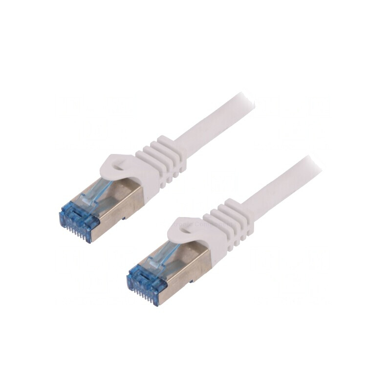 Patch Cord Ethernet S/FTP Cat 6a Alb 3m | Electronic-mag.ro | Componente Electronice Patch Cord Ethernet S/FTP Cat 6a Alb 3m | Electronic-mag.ro | Componente Electronice