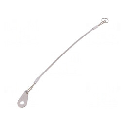 Cablu de asigurare PVC oțel inoxidabil 200mm | Electronic-mag.ro | Componente Electronice