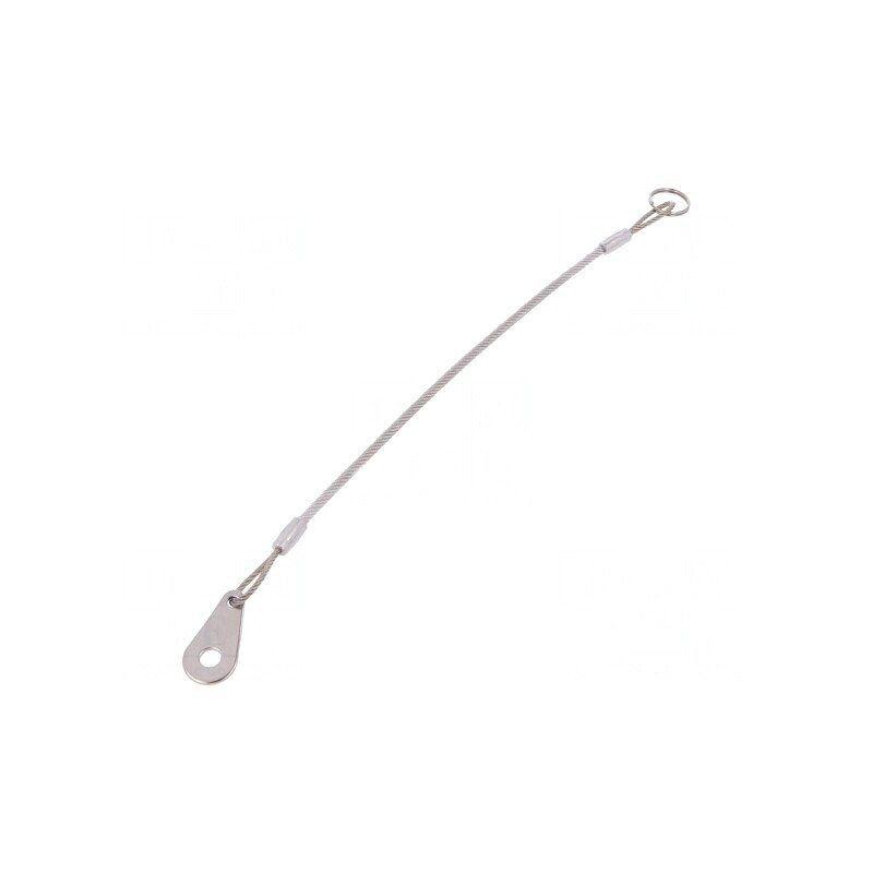 Cablu de asigurare PVC oțel inoxidabil 200mm | Electronic-mag.ro | Componente Electronice