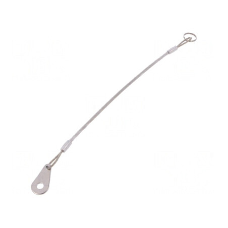 Cablu de asigurare PVC oțel inoxidabil 200mm | Electronic-mag.ro | Componente Electronice