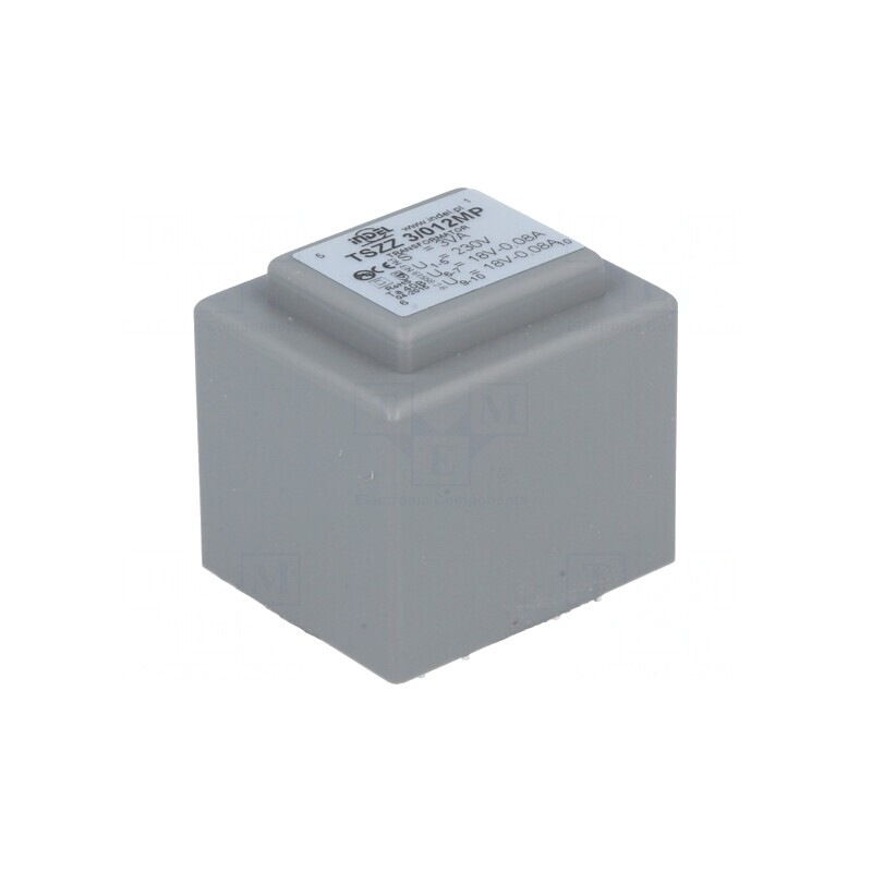 Transformator încapsulat 3VA 230V 18V 80mA PCB | Electronic-mag.ro | Componente Electronice