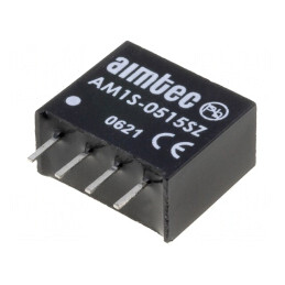 Convertor DC/DC 1W 4.5-5.5V la 15V 67mA SIP4 | Electronic-mag.ro | Componente Electronice