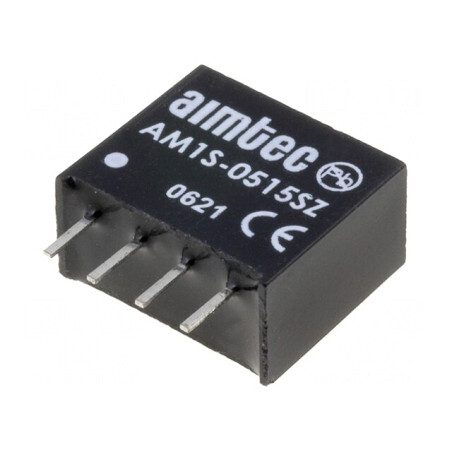 Convertor DC/DC 1W 4.5-5.5V la 15V 67mA SIP4 | Electronic-mag.ro | Componente Electronice