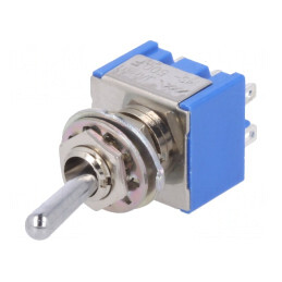 Comutator Basculant DPDT ON-ON 6A 125VAC pentru Lipit | Electronic-mag.ro | Componente Electronice